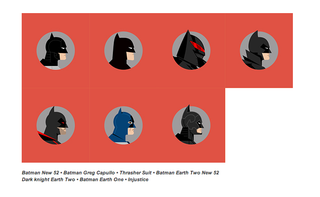 Illustration for article titled Todas las máscaras de Batman en los últimos 75 años